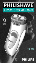 Philips hq 442 micro act Manual do usuário