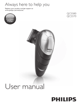 Philips QC5570 DIY HAIR CLIPPER Manual do usuário