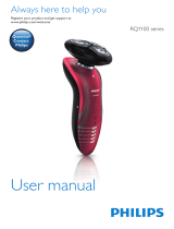 Philips wet and dry shaver RQ1160/21 Manual do usuário