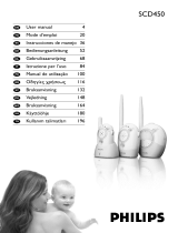 Philips Analogue baby monitor SCD450/79 Manual do usuário