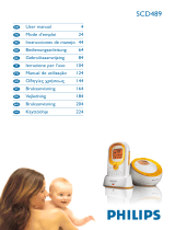 Philips scd489 dect babyfoon Manual do usuário