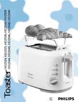 Philips Toaster HD2524 Manual do usuário