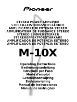 Pioneer M-10X Manual do usuário