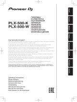 Pioneer PLX-500-W Manual do usuário