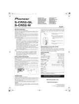 Pioneer S-CR52-QL Manual do usuário