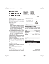 Pioneer S-F52-W Manual do usuário