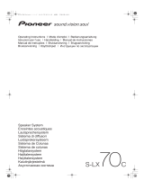 Pioneer S-LX70C Manual do proprietário