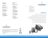 Plantronics CS70 WIRELESS HEADSET SYSTEM Manual do proprietário