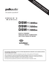Polk Audio 440wi Manual do usuário