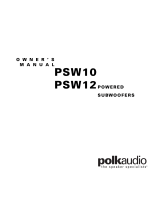 Polk Audio PSW10 Manual do proprietário