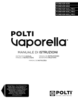 Polti Vaporella Forever 625 Pro Manual do proprietário