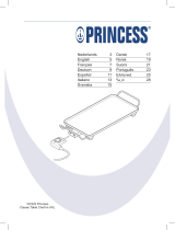 Princess 102325 Table Chef Grill XXL Manual do proprietário