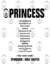 Princess 142465 Dora Toaster Manual do proprietário