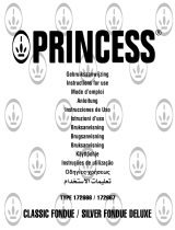 Princess 172666 DELUXE SILVER Manual do proprietário