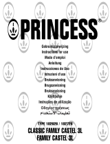 Princess 182626 Instruções de operação