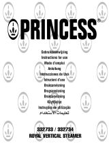 Princess 332733 Vertical Steamer Manual do proprietário