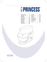 Princess Professional Mixer Manual do proprietário
