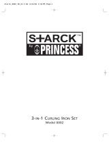 Princess Starck 3-in-1 Curling Iron Set Instruções de operação