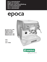 Rancilio EPOCA  – S-Tank Manual do usuário