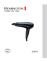 Remington ECO 2000W D3010 Manual do proprietário