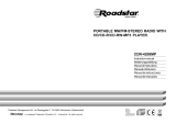 Roadstar CDR-4208MP Manual do proprietário