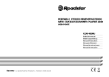 Roadstar CDR-4500U Manual do usuário