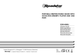 Roadstar CDR-4550U/RD Manual do proprietário