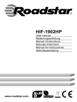 Roadstar HIF-1902HP Manual do usuário
