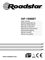 Roadstar HIF-1996BT Manual do usuário