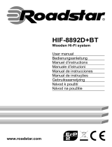 Roadstar HIF-8892D+BT Manual do usuário