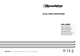 Roadstar HRA-1200-W-N Manual do proprietário