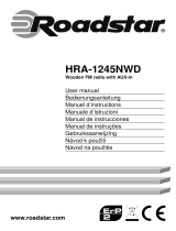 Roadstar HRA-1245NWD Manual do usuário