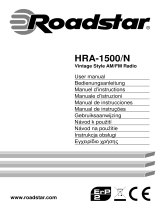 Roadstar HRA-1500/N Manual do usuário