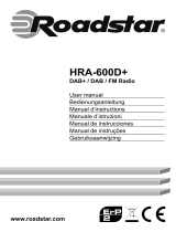 Roadstar HRA-600D+ Manual do usuário