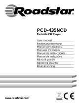 Roadstar PCD-435NCD Manual do usuário