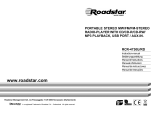 Roadstar RCR-4730U Manual do proprietário