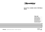 Roadstar TRA-1957-BK Manual do proprietário