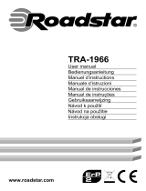 Roadstar TRA-1966/LB Manual do usuário