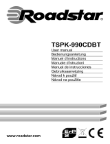 Roadstar TSPK-990CDBT Manual do usuário