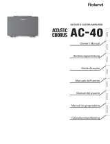 Roland AC-40 Manual do proprietário