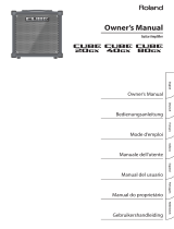 Roland CUBE-40GX Manual do proprietário