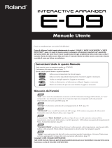 Roland E-09 Manual do usuário