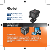 Rollei Actioncam 500 Sunrise Manual do usuário