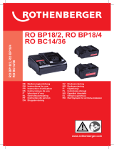 Rothenberger Battery charger RO BC14/36 Manual do usuário
