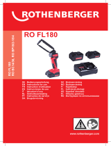 Rothenberger LED lamp RO FL180 Manual do usuário