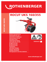 Rothenberger ROCUT UKS 160 - 355 Manual do usuário