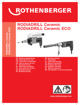Rothenberger RODIADRILL Ceramic Manual do usuário