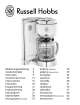 Russell Hobbs 14742-56 Glass Touch Kaffeemaschine Manual do usuário