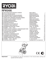 Ryobi RPW2400 Manual do proprietário