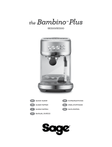 Sage THE BAMBINO PLUS STAINLESS STEEL (SES500BSS4EEU1) Manual do proprietário